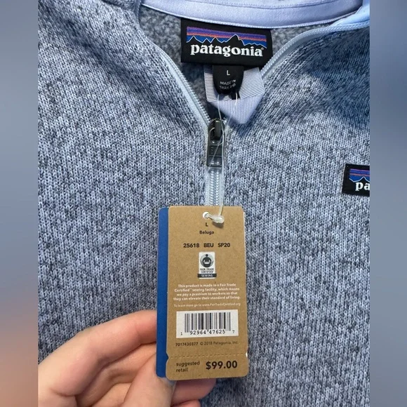 NWT Better Sweater 1/4 zip Patagonia - Picture 2 of 2